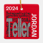 Teller Extraordinaire CUSTOM Keramikornament (Vorderseite)