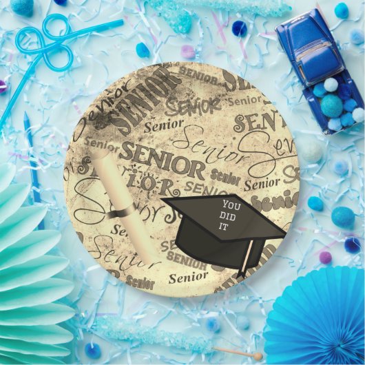 Teller für Abschluss (Party)