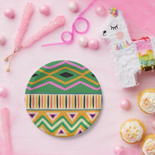 Teller für afrikanische Print Paper-Party