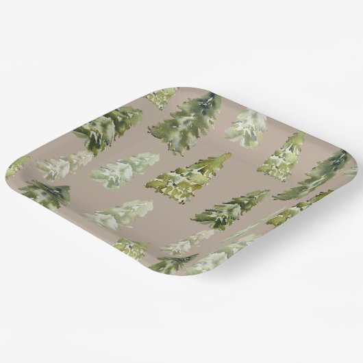 Teller für Aquarellbäume (Gewinkelt)