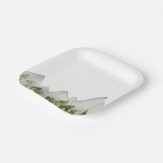 Teller für Aquarellbäume (Gewinkelt)