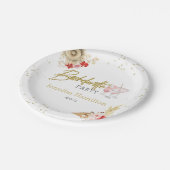 Teller für Aquarellpapier | Bachelorette Boho (Schrägansicht)
