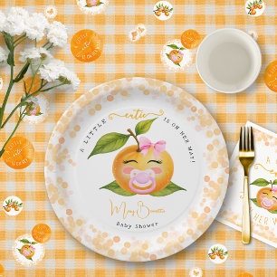 Teller für Baby-Party Little Cutie Baby Shower