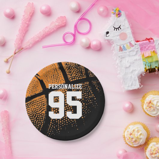 Teller für Basketball-Geburtstagsparty (Party)