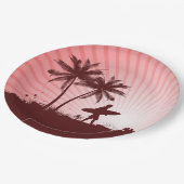 Teller für Beach Surfer (Schrägansicht)