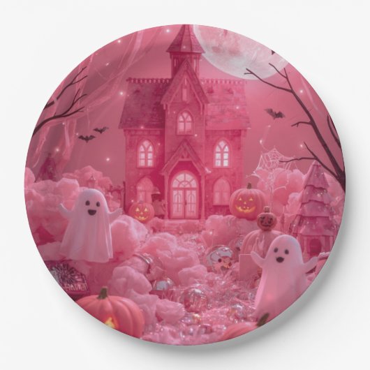 Teller für beängstigendes Halloween-Party - Spooky (Vorderseite)