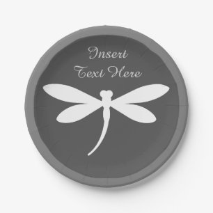 Teller für benutzerdefinierte Dragonfly - Monogram