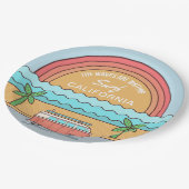 Teller für benutzerdefinierte Position Surfer-Papi (Schrägansicht)