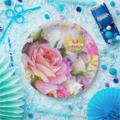 Teller für benutzerdefinierte Rose (Party)