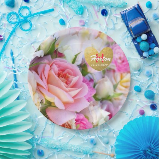 Teller für benutzerdefinierte Rose (Party)