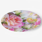 Teller für benutzerdefinierte Rose (Schrägansicht)