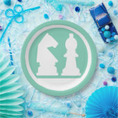 TELLER für benutzerdefiniertes Farbpapier CHESS (Party)