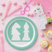 TELLER für benutzerdefiniertes Farbpapier CHESS (Party)