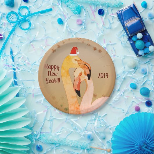 Teller für benutzerdefiniertes Neujahr 7 in (Party)