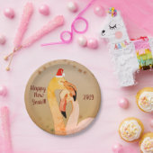 Teller für benutzerdefiniertes Neujahr 7 in (Party)