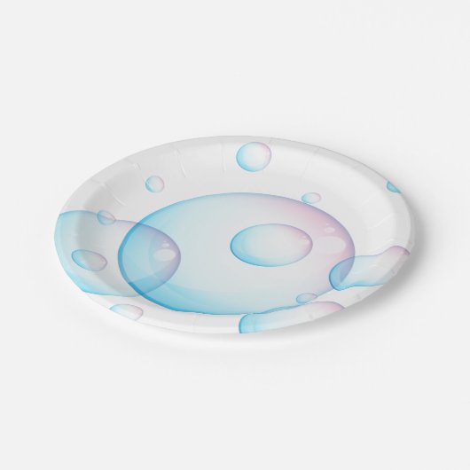 Teller für Blaspapier, 7 Zoll (Schrägansicht)