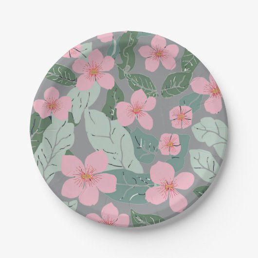 Teller für Blumenpapier (Vorderseite)