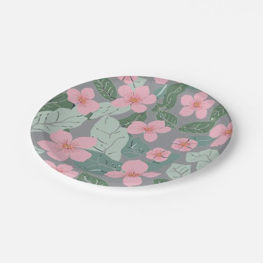 Teller für Blumenpapier (Schrägansicht)