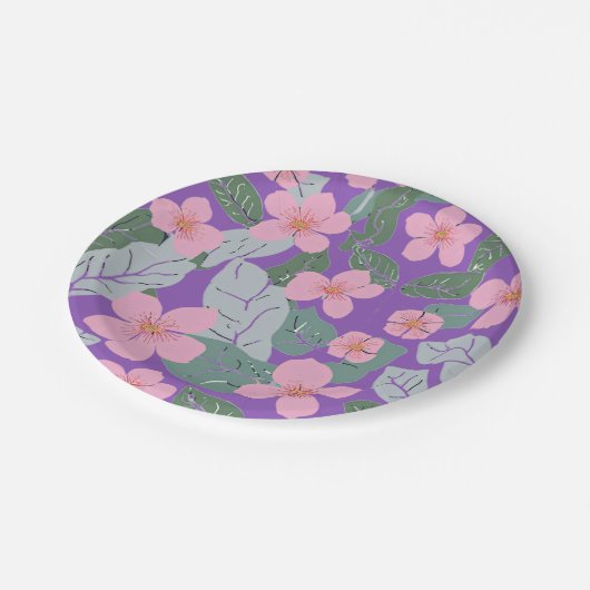 Teller für Blumenpapier (Schrägansicht)