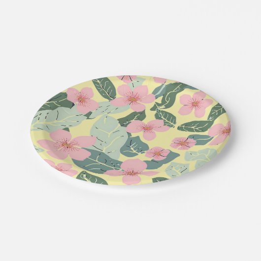 Teller für Blumenpapier (Schrägansicht)