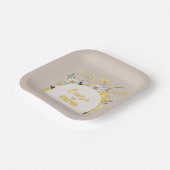 Teller für Blumenpapier für Wasserfarben (Gewinkelt)