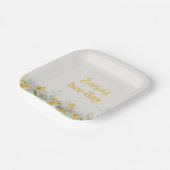 Teller für Blumenpapier für Wasserfarben (Gewinkelt)