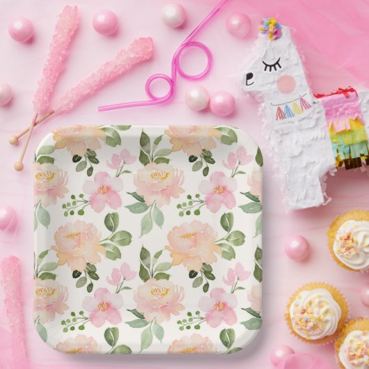 Teller für Blumenpapiere (Party)