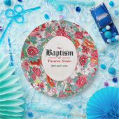 Teller für Blumentaufen (Party)