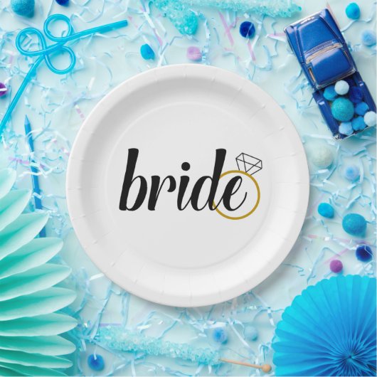 Teller für Brillenpapier für Verlobung oder Brautp (Party)