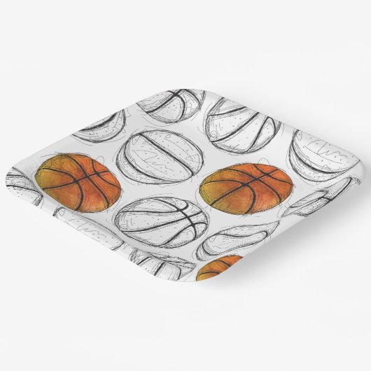 Teller für das Basketballkorb (Gewinkelt)