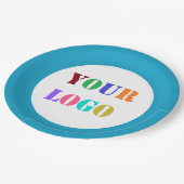 Teller für das benutzerdefinierte Firmenlogo (Schrägansicht)