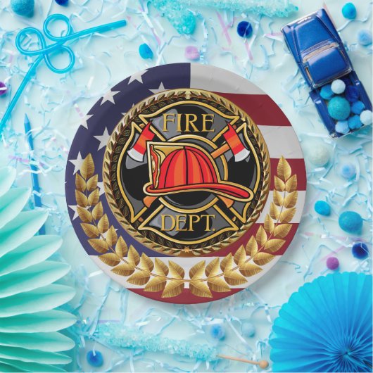 Teller für das Brandabwehrsystem (Party)