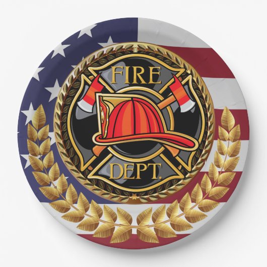 Teller für das Brandabwehrsystem (Vorderseite)