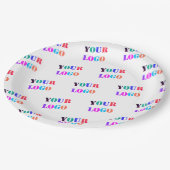 Teller für das Firmenlogo (Schrägansicht)