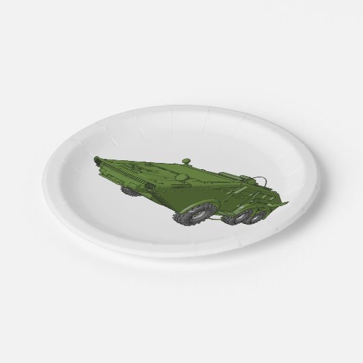 Teller für das Grünbuch zu grünen Tanks für Militä (Schrägansicht)