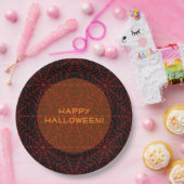 Teller für das Muster "Black & Orange Spider" (Party)