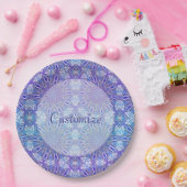 Teller für das Musterpapier "Ice Star Kaleidoskop" (Party)