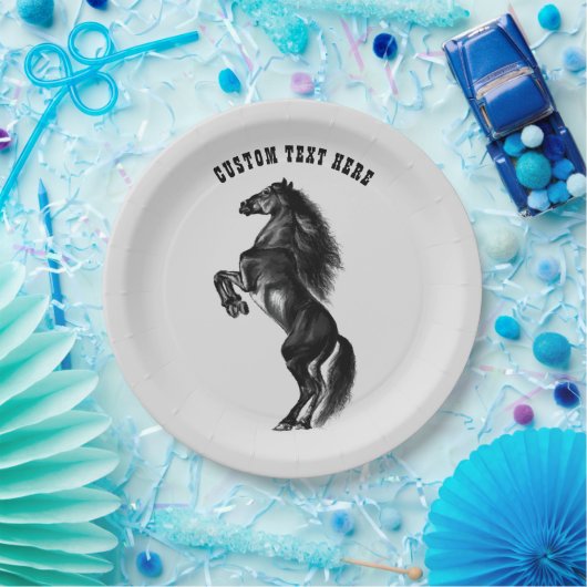 Teller für das Papier "Upright Black Wild" (Party)