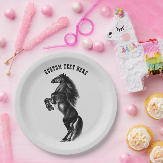 Teller für das Papier "Upright Black Wild" (Party)