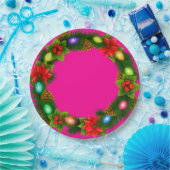 Teller für das Party "Christmas Pink" 9" (Party)