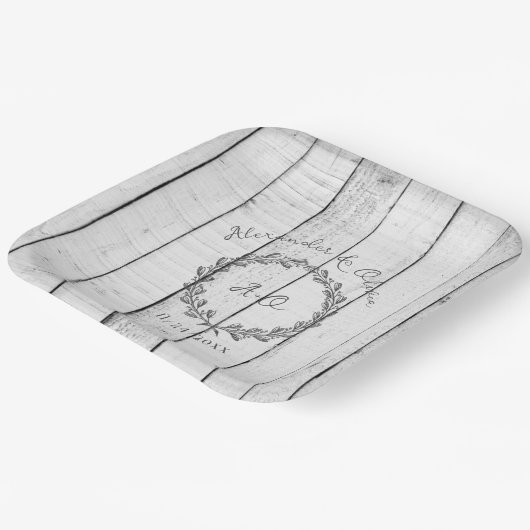 Teller für das Whitepaper-Polterabend (Gewinkelt)