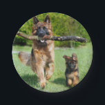 Teller für deutsche Hirtenpapiere<br><div class="desc">Schäferhund</div>