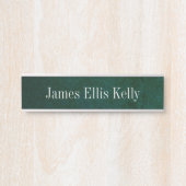 Teller für die Farbe grüner Schieferplatten und Be Türschild (Vorderseite )