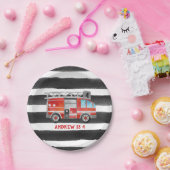 Teller für die Geburtstagspartei von Feuerwehrfahr (Party)