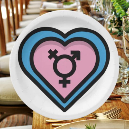 Teller für die Heart of Trans Pride Party