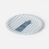 Teller für die Leuchtturmmalerei auf nautischen St (Schrägansicht)