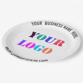 Teller für die Werbung mit benutzerdefinierten Fir (Schrägansicht)