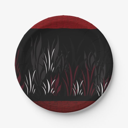 Teller für dunkle Marron-Papiere - Design 2 (Vorderseite)