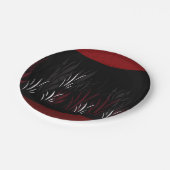 Teller für dunkle Marron-Papiere - Design 2 (Schrägansicht)