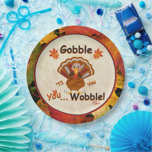 Teller für Erntedank-Party (Party)